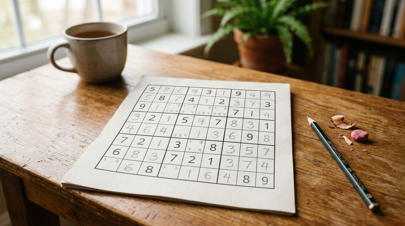 Daily sudoku strategy illustration for Sudoku 247